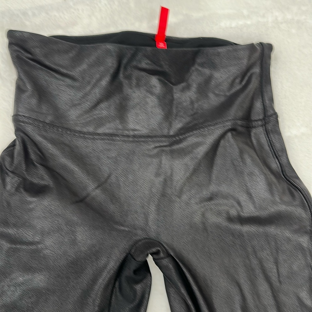 Spanx Faux Leather Leggings Black size Xs Petite